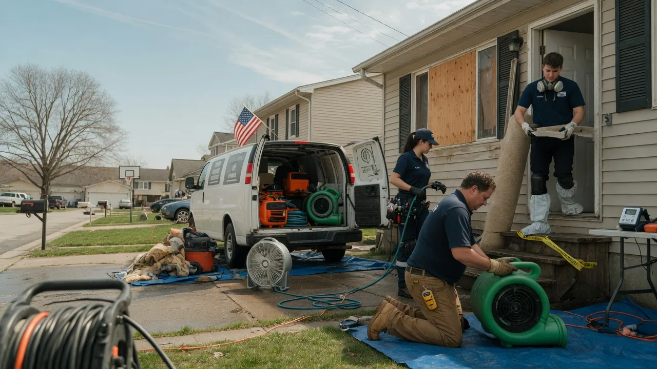 Water Damage Restoration in Seatonville, IL near me